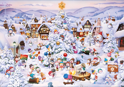 Ziemassvētku vecītis Priecīgus Ziemassvētku vecītis Sniegavīrs ziemas viesistabas koks dāvanu kastītes ballītes noformējums āra fotografēšanas fons