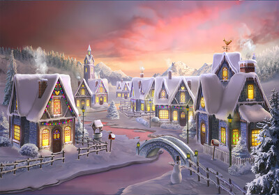 Ziemassvētku vecītis Priecīgus Ziemassvētku vecītis Sniegavīrs ziemas viesistabas koks dāvanu kastītes ballītes noformējums āra fotografēšanas fons