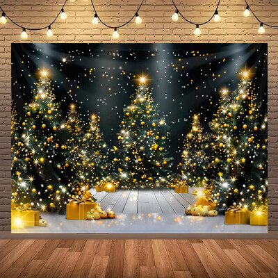 Boldog karácsonyt téma Karácsonyfa ajándék Aranyszarvas Családi buli Gyerekek Babaportré fotózás Háttér Újév Lakásdekoráció