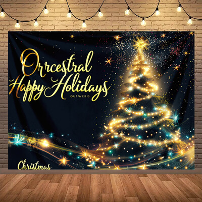 Boldog karácsonyt téma Karácsonyfa ajándék Aranyszarvas Családi buli Gyerekek Babaportré fotózás Háttér Újév Lakásdekoráció