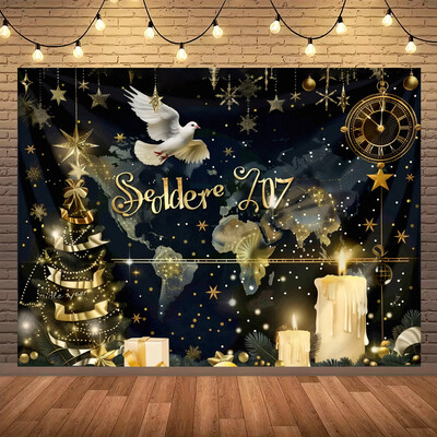 Boldog karácsonyt téma Karácsonyfa ajándék Aranyszarvas Családi buli Gyerekek Babaportré fotózás Háttér Újév Lakásdekoráció