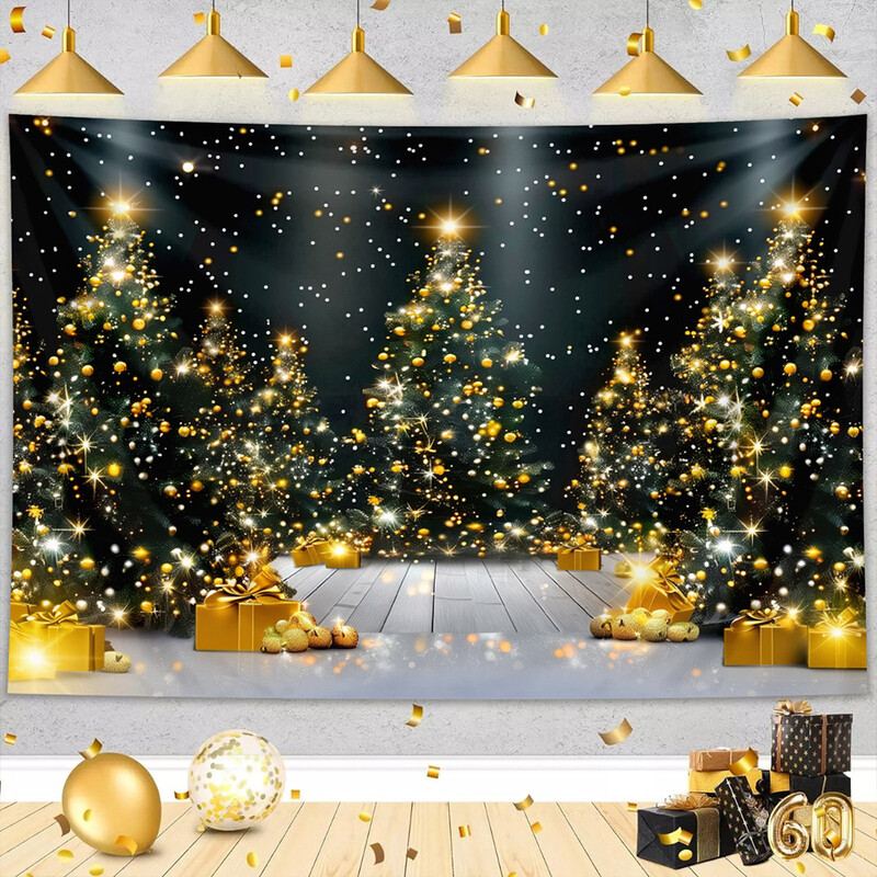 Boldog karácsonyt téma Karácsonyfa ajándék Aranyszarvas Családi buli Gyerekek Babaportré fotózás Háttér Újév Lakásdekoráció