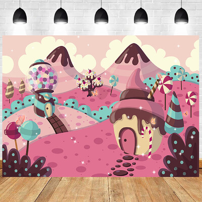 Burvju meža fantāzijas pasaku tēma Dzimšanas dienas fons Meža sērija Fotogrāfija Vinila fons Bērnu istabas dekorēšanas piederumi