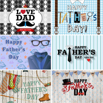 Тема Честит ден на бащата Фонова фотография I Love Dad Thank You Dad Festival Shirt Tie Hat Glitter Background for Father Man