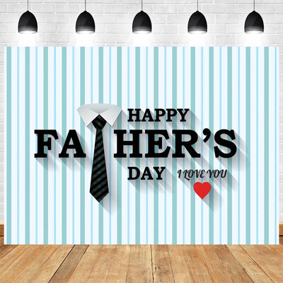 Boldog Apák napját téma Háttér fotózás Szeretlek Apát Köszönöm, Apa Fesztivál ing nyakkendő sapka Csillogó háttér Father Man