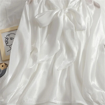 Bluze elegante de vară pentru femei, topuri casual pentru femei, 2021, bluză, cămașă albă, bluse, top cu mânecă lungă pentru femeie