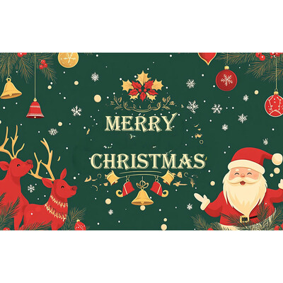 Χαρούμενα Χριστούγεννα Banne Christmas Decoraton Χαρούμενα Χριστούγεννα Banner Άγιος Βασίλης Home Decoraton Φόντο Χριστουγεννιάτικο πάρτι Πρωτοχρονιάτικη διακόσμηση