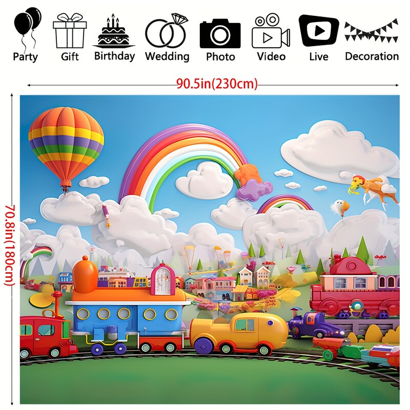 Προμήθειες για πάρτι γενεθλίων για πάρτι τρένου