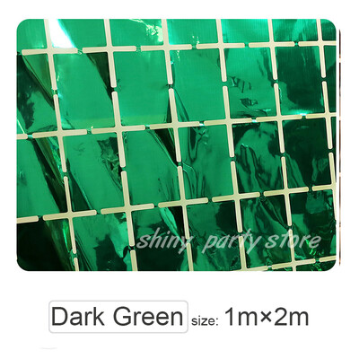 Τετράγωνη κουρτίνα βροχής από αλουμινόχαρτο, Διακόσμηση τοίχου φόντου, γιορτή συμποσίου, σκηνικά φωτογραφίας, γάμος, πάρτι γενεθλίων