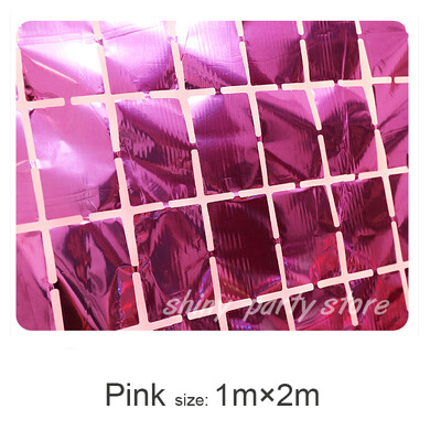 Τετράγωνη κουρτίνα βροχής από αλουμινόχαρτο, Διακόσμηση τοίχου φόντου, γιορτή συμποσίου, σκηνικά φωτογραφίας, γάμος, πάρτι γενεθλίων