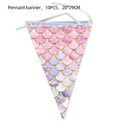 Hableány Születésnapi Party Evőeszközök Dekorációs Tányérok Csésze Szalvéta Szett Születésnapi Téma Léggömbök Kit Lányok Ajándékok Deco kellékek