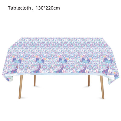 Hableány Születésnapi Party Evőeszközök Dekorációs Tányérok Csésze Szalvéta Szett Születésnapi Téma Léggömbök Kit Lányok Ajándékok Deco kellékek