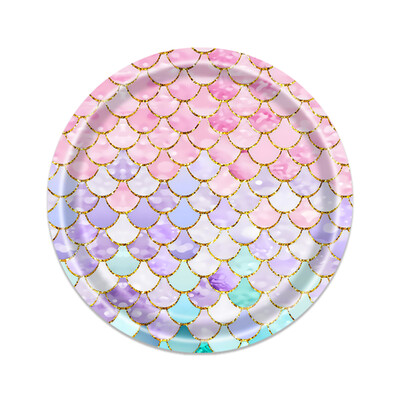 Hableány Születésnapi Party Evőeszközök Dekorációs Tányérok Csésze Szalvéta Szett Születésnapi Téma Léggömbök Kit Lányok Ajándékok Deco kellékek