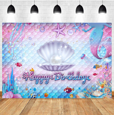 Hableány Születésnapi Party Evőeszközök Dekorációs Tányérok Csésze Szalvéta Szett Születésnapi Téma Léggömbök Kit Lányok Ajándékok Deco kellékek