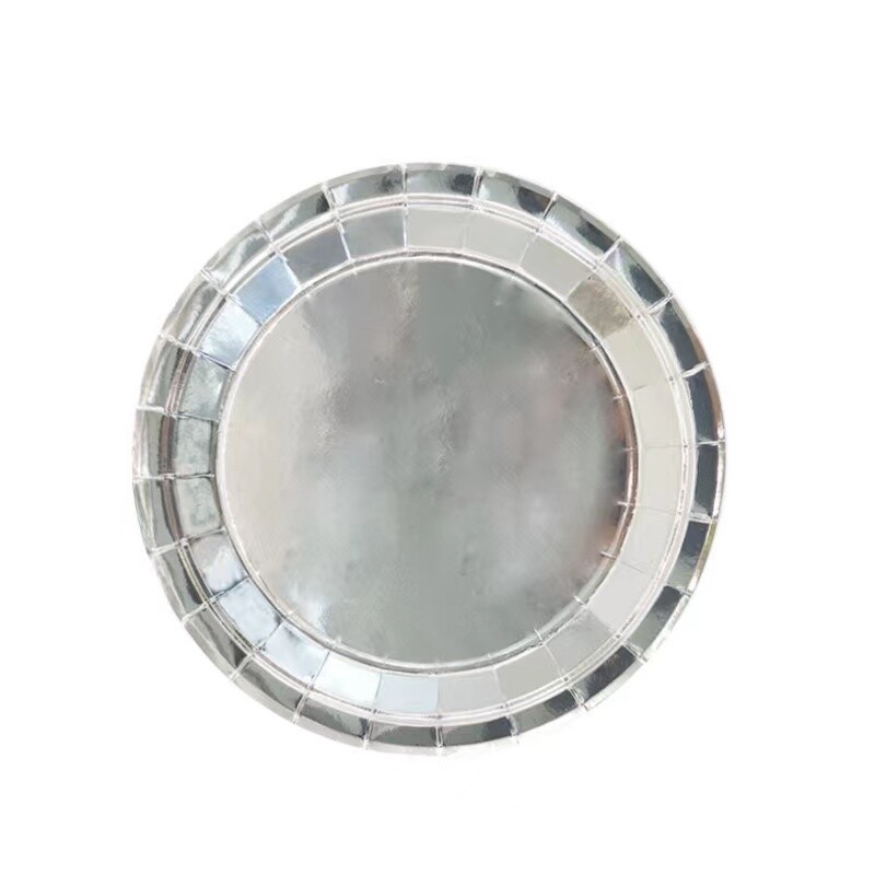 Προμηθευτείτε 75 χάρτινους δίσκους μιας χρήσης και κύπελλα για ασημένια είδη πάρτι για 50 καλεσμένους, κατάλληλα για διακόσμηση γάμου και γενεθλίων