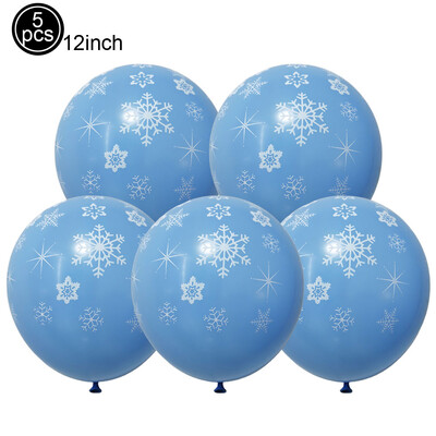 Πιάτα μιας χρήσης για πάρτι Winter Snowflake Party Πιάτα Χαρτοπετσέτες Μπλε Μωβ Snowflake Winter Wonderland Επιτραπέζια σκεύη Χριστουγεννιάτικου πάρτι