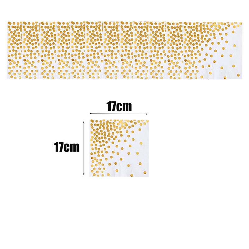 Pieaugušo un bērnu dzimšanas dienas svinības zelta vienreizējās lietošanas papīra šķīvji krūzes salvetes un trauku komplekti, zelta tematikas dekorācijas