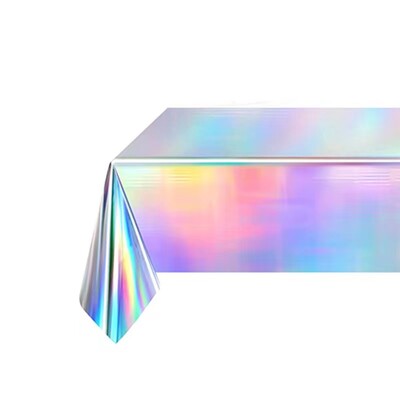 Noul set de veselă de unică folosință argintiu pentru prăjituri flash, farfurie magazin de dulciuri, rechizite pentru petrecerea burlacilor, potrivite pentru petrecerile discotecă aniversare