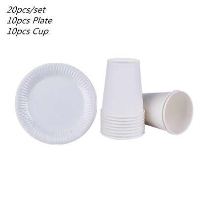 Μαύρα μασίφ Σετ επιτραπέζια σκεύη μίας χρήσης Είδη πάρτι Χάρτινα πιάτα Κύπελλα Διακοσμήσεις για πάρτι γενεθλίων γάμου Μπομπονιέρα ενηλίκων