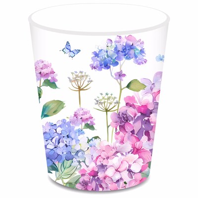 Ορτανσία Floral Purple Party Σετ σερβίτσια μιας χρήσης Χάρτινα πιάτα Φλιτζάνια Χαρτοπετσέτες Mexican Cinco De Mayo Διακόσμηση σερβίτσιο για πάρτι