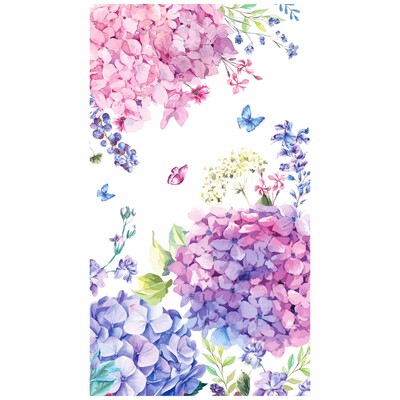 Ορτανσία Floral Purple Party Σετ σερβίτσια μιας χρήσης Χάρτινα πιάτα Φλιτζάνια Χαρτοπετσέτες Mexican Cinco De Mayo Διακόσμηση σερβίτσιο για πάρτι