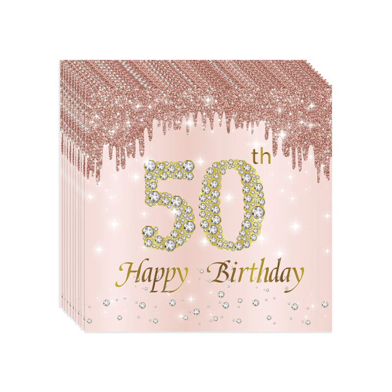 50 gadus veci dzimšanas dienas svinību piederumi