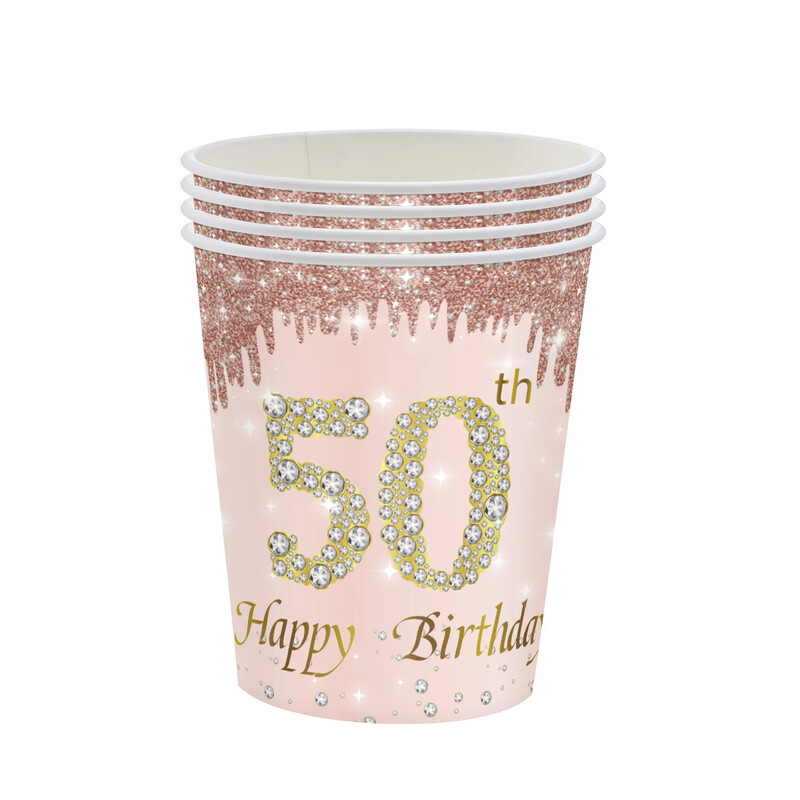 50 gadus veci dzimšanas dienas svinību piederumi