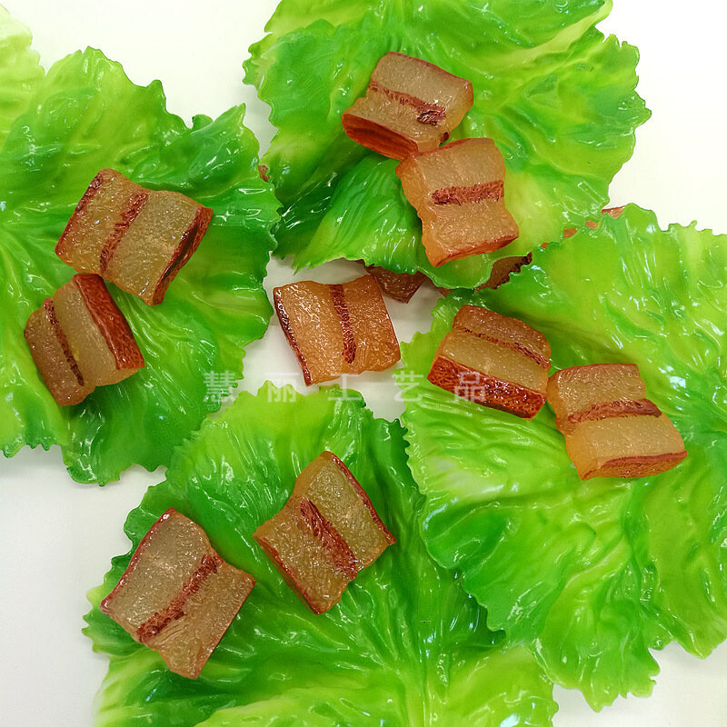 Plastmasas apdares simulācija salātu lapa radošā simulācija augs mākslīgais ziedkāpostu lapas restorāna dekorēšana puse chi