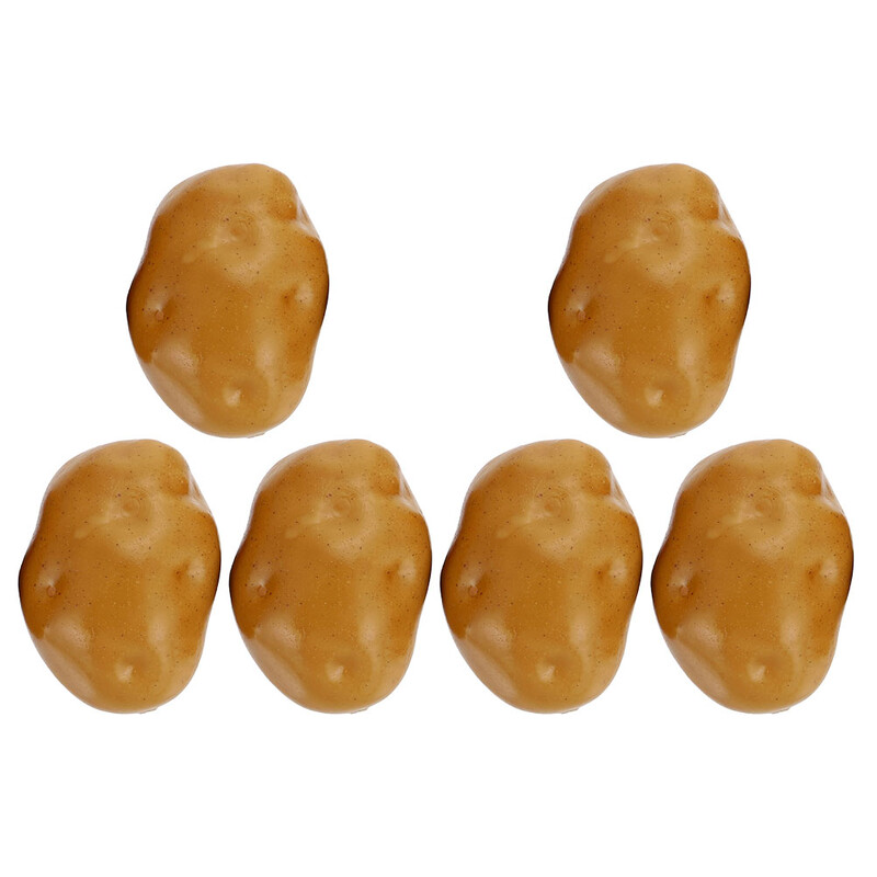 6 τμχ Simulation Lifelike Artificial Sweet Artificial Sweet Props Διακοσμητικά επιτραπέζιας πατάτας Διακόσμηση σπιτιού Διακόσμηση φαγητού Faux