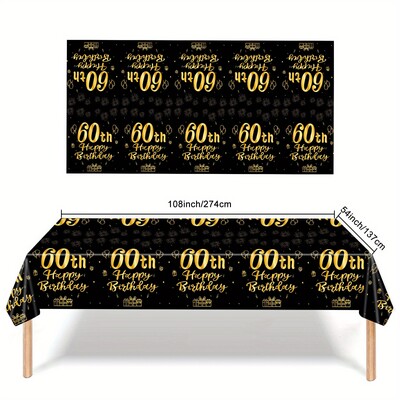 30./40./50./60. dzimšanas dienas ballītes papīra šķīvji Salvetes Krūzes Melns un Zelta 30. 40. 50. 60. dzimšanas dienu ballītes dekori vīriešiem Sievietēm 