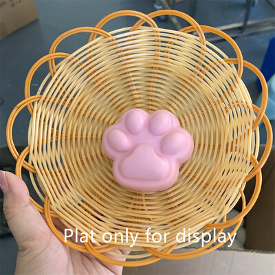2,16 INČA 1 KOM Nacrtaj DIY Simulirana mačja kandža Meka igračka koja se diže Igraj Slatka PU Spor odskok Party Mochi Squeeze Hrana Stres Squishy Bijela