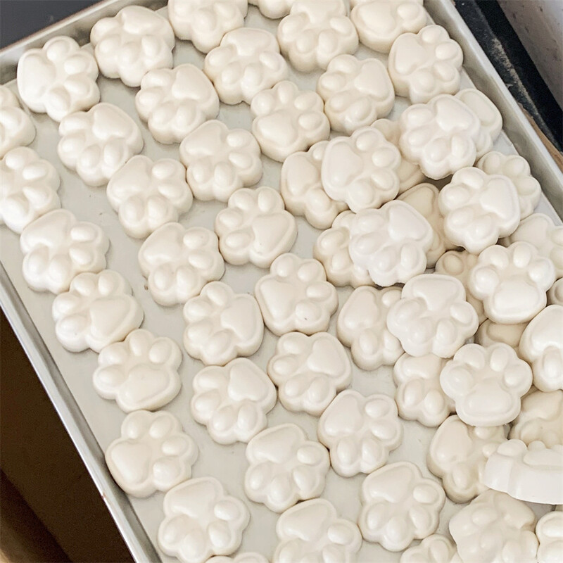 2,16 INCH 1 PC Draw, DIY, simulēta kaķa spīle, mīksta, augoša rotaļlieta, rotaļlieta, rotaļlieta, PU, lēna atsitiena ballīte Mochi, saspiests ēdiens, stress, gluds balts