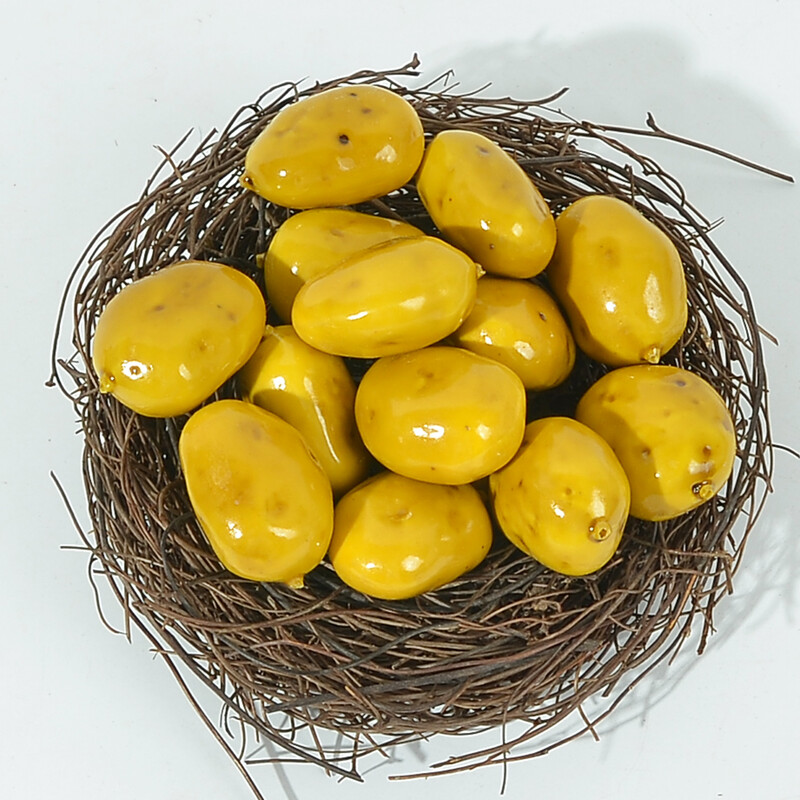 20vnt 3cm Uogos Dirbtinis plastikinis modelis Kuokelis Perlamutruotas Namų Vakarėlis Vestuvių dekoravimas Imitacija Daržovės Netikros bulvės