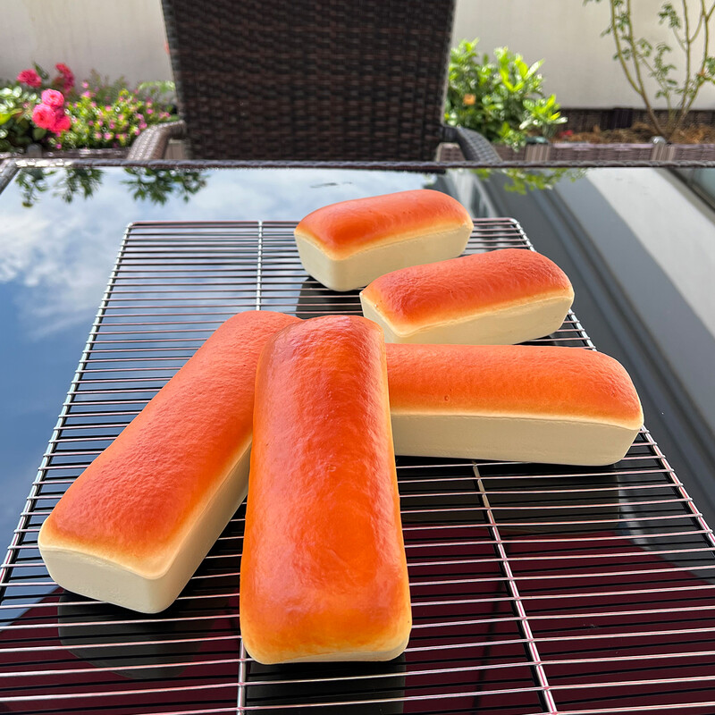 Squishy, lassú visszapattanó csipetnyi kenyér sajttorta Lassan kelő dekompressziós élelmiszer modell 1db