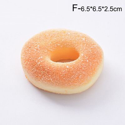Προσομοίωση τεχνητού ψωμιού Μοντέλο φαγητού Fake Donut Διακόσμηση σπιτιού Κέικ Κατάστημα αρτοποιείου Παράθυρο Προβολή φωτογραφίας στηρίγματα Διακοσμητικό τραπέζι