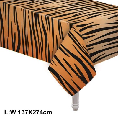 Dzīvnieku apdrukas vienreizlietojamie galda piederumi Leoparda apdrukāti papīra šķīvji Salvetes dzimšanas dienas svinībām Džungļu safari tematiskās ballītes dekorēšanai