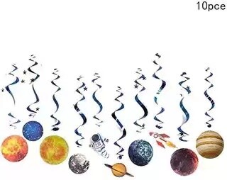 Προμήθειες για πάρτι στο Outer Space Θέμα Astronaut Planet Παιδιά Σετ σερβίτσιο μιας χρήσης σερβίτσιο μιας χρήσης Πιάτα Φλιτζάνια χαρτοπετσέτες Διακοσμητικό πανό