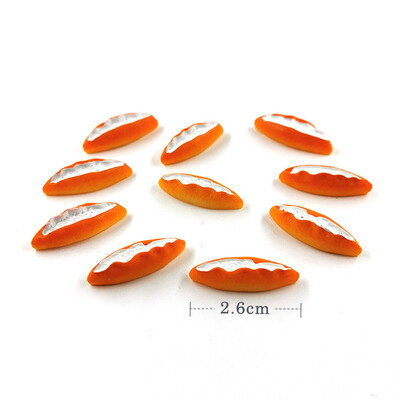 10 db szimulációs étel kis torta kenyér mesterséges miniatűr figura barkácsház kiegészítők baba lakberendezési dekoráció gyanta kézműves