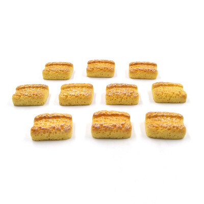 10 db szimulációs étel kis torta kenyér mesterséges miniatűr figura barkácsház kiegészítők baba lakberendezési dekoráció gyanta kézműves