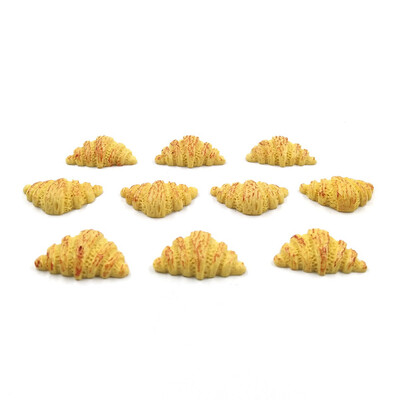 10 db szimulációs étel kis torta kenyér mesterséges miniatűr figura barkácsház kiegészítők baba lakberendezési dekoráció gyanta kézműves