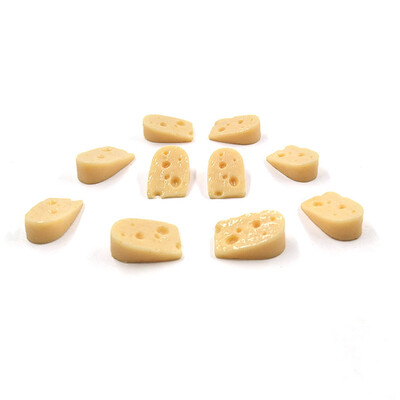 10 db szimulációs étel kis torta kenyér mesterséges miniatűr figura barkácsház kiegészítők baba lakberendezési dekoráció gyanta kézműves