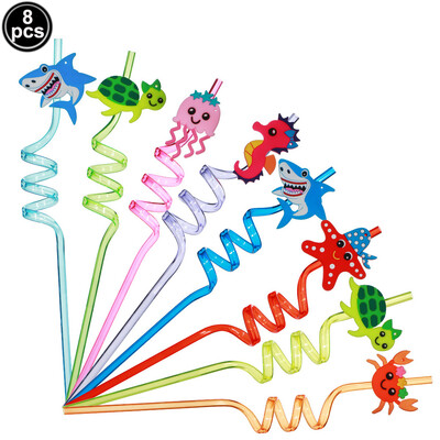 Ocean Party Επιτραπέζια Πιάτα Χαρτοπετσέτες Χάρτινα κύπελλα με θέμα τα ζώα της θάλασσας Σερβίτσιο μίας χρήσης Διακοσμήσεις για πάρτι γενεθλίων Baby Shower