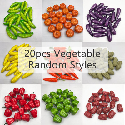 10/20 τμχ Μίνι Προσομοίωση Φρούτα & Λαχανικά Αφρός Οικιακής Διακόσμησης Μινιατούρα Στολίδι Τοπίο Σκηνή DIY Αξεσουάρ TMZ