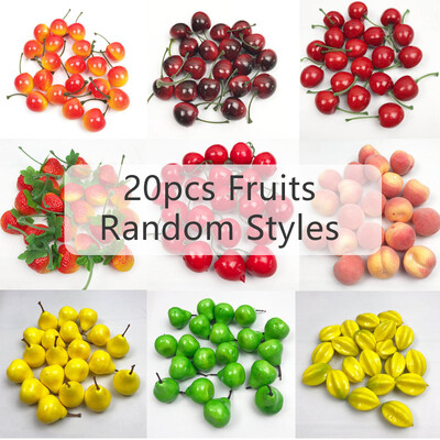 10/20 τμχ Μίνι Προσομοίωση Φρούτα & Λαχανικά Αφρός Οικιακής Διακόσμησης Μινιατούρα Στολίδι Τοπίο Σκηνή DIY Αξεσουάρ TMZ