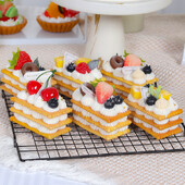 1 vnt Dirbtiniai virtuvės pyragaičiai Desertas Netikras maisto dekoravimas Fotografija Maisto imitacija Tortas Modelis Arbatos stalo dekoravimas FCYY-002