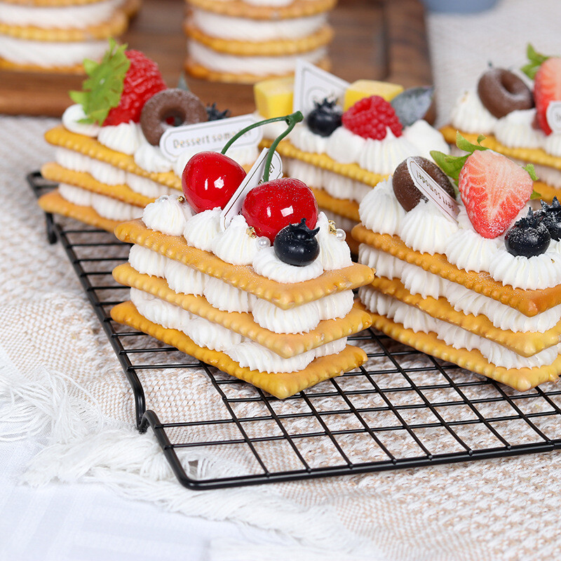 1 vnt Dirbtiniai virtuvės pyragaičiai Desertas Netikras maisto dekoravimas Fotografija Maisto imitacija Tortas Modelis Arbatos stalo dekoravimas FCYY-002
