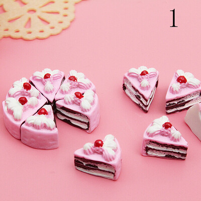 10 τμχ DIY New Cabochons Crafts Flower Triangle Cake Resin Flatback Scrapbooking