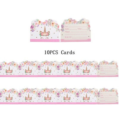 Vienradža galda piederumu komplekts Meitene Unicorn tēma Papīra krūzes Šķīvji Baloni Dekors Priecīgs fons Ballīšu piederumi Bērniem Labvēlības Dāvana