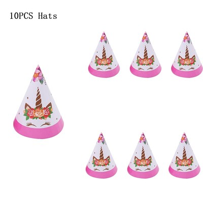 Vienradža galda piederumu komplekts Meitene Unicorn tēma Papīra krūzes Šķīvji Baloni Dekors Priecīgs fons Ballīšu piederumi Bērniem Labvēlības Dāvana