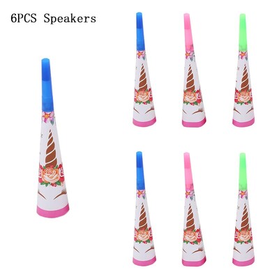 Vienradža galda piederumu komplekts Meitene Unicorn tēma Papīra krūzes Šķīvji Baloni Dekors Priecīgs fons Ballīšu piederumi Bērniem Labvēlības Dāvana